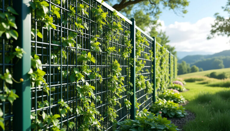 découvrez comment installer une clôture végétale sur grillage pour allier protection et esthétisme dans votre jardin. suivez nos conseils pratiques pour créer un espace harmonieux et sécurisé tout en bénéficiant d'une belle séparation naturelle.