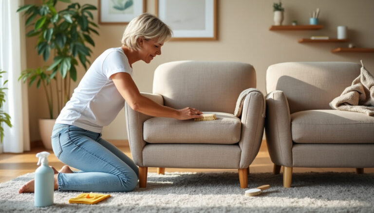 découvrez des astuces efficaces pour nettoyer vos fauteuils en tissu sans les abîmer. apprenez à choisir les bons produits et techniques pour préserver l'éclat et la douceur de vos meubles tout en éliminant les taches et la poussière.